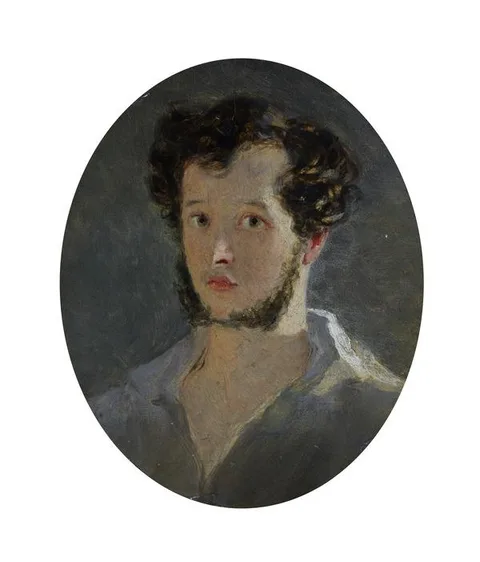 Robert Scott Lauder, Robert Scott Lauder, 1803 - 1869. Artist (Self-portrait)