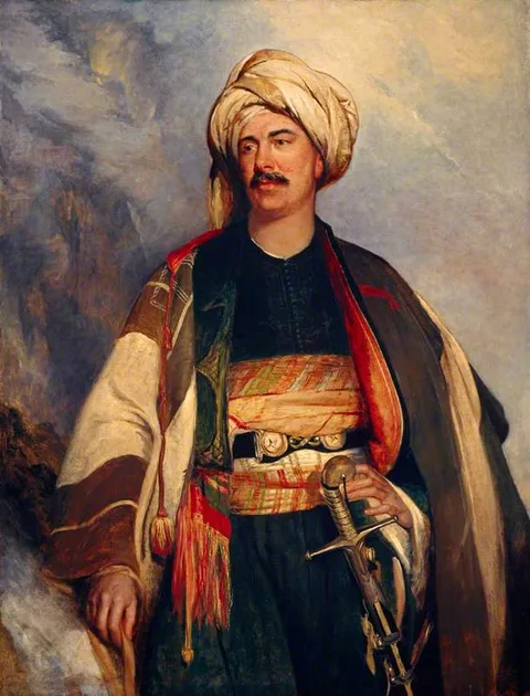 Robert Scott Lauder, David Roberts, 1796 - 1864. Artist (In Arab dress)