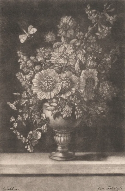 Gerard Valck, A Flower Piece