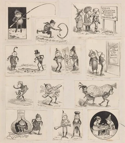 Palmer Cox, Brownies at Home - Twelve Vignettes