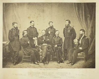 George N. Barnard, Sherman and His Generals