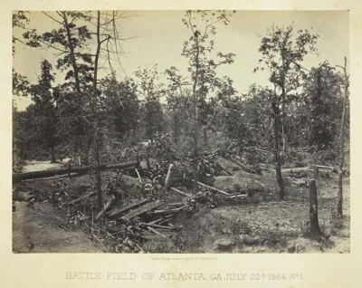 George N. Barnard, Battle Field of Atlanta, GA No. 1