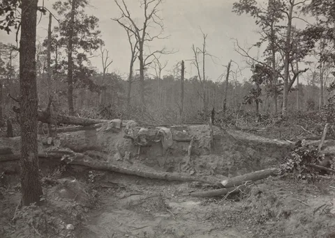George N. Barnard, Battlefield of New Hope Church, Georgia, No. 2