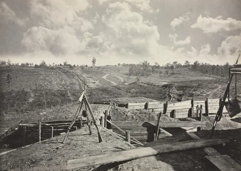 George N. Barnard, Rebel Works in front of Atlanta, Georgia, No. 5