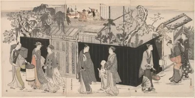Kubo Shunman, Returning from a Poetry Gathering