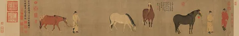 Ren Renfa, Leading Horses out of Stable