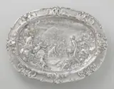 Paulus van Vianen, Basin with scenes from the story of Diana and Actaeon