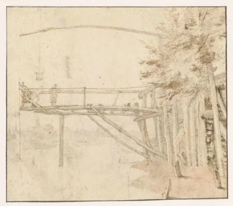 Paulus van Vianen, A Landing in the Moldau River