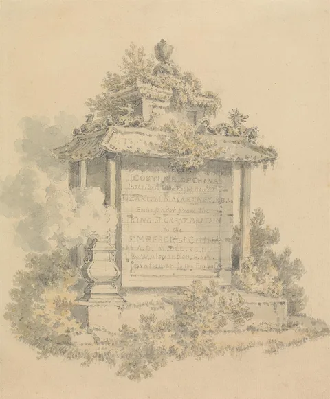 William Alexander, Frontispiece for Costume of China