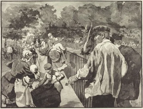 Daniel Vierge, Au Jardin des Plantes