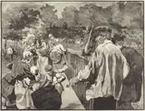 Daniel Vierge, Au Jardin des Plantes