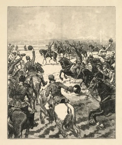 Daniel Vierge, Napoleanic Battle Scene