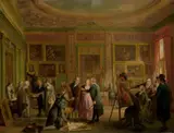 Adriaan de Lelie, The Art Gallery of Josephus Augustinus Brentano