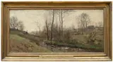 Per Ekström, Landscape with a Running Brook. Scene from the Carolles in Normandy