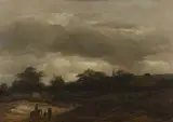 Guillam Dubois, Dune Landscape with Road and Church