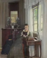 Georg Achen, Reading Lady