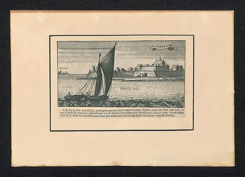 Gaspar Bouttats, Zicht op fort Liefkenshoeck