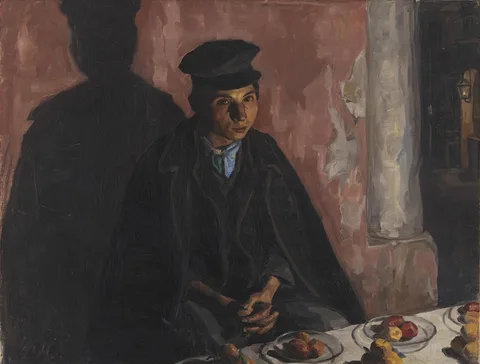 Peter Hansen, A Boy Selling Fruit. Naples