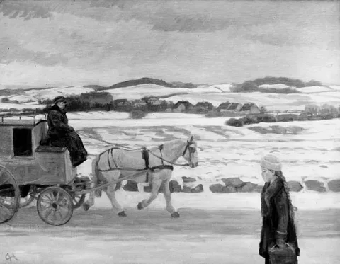 Peter Hansen, Postvognen. Assens Landevej