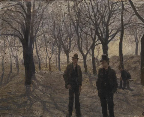 Peter Hansen, The Ramparts of Christianshavn. Spring