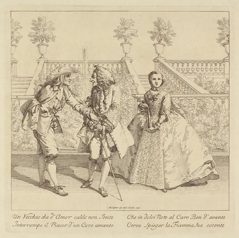 Carl Marcus Tuscher, Caricature portrait