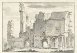 Willem Schellinks, Ruïne van de abdij van Rijnsburg