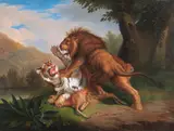 Johann Wenzel Peter, A Tiger and a Lion fight over a Fawn