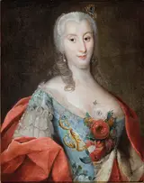 Augustyn Mirys, Portrait of Ludwika Honorata Lubomirska née Pociej (d. 1786), wife of the Kiev voivode