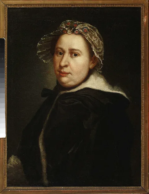 Augustyn Mirys, Portrait of Zuzanna Poltz née Link, wife of Daniel – court painter of Augustus III