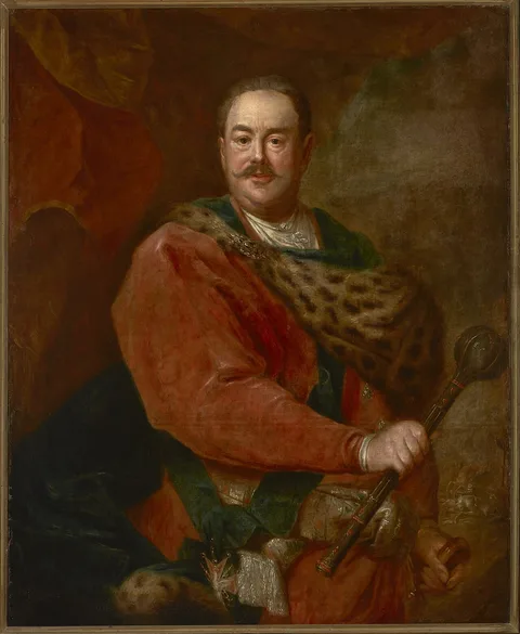 Augustyn Mirys, Portrait of Jan Klemens Branicki (1689–1771), Grand Hetman of the Crown