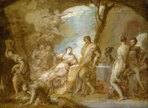 Nicolas Vleughels, Telemachus on Calypso's Island