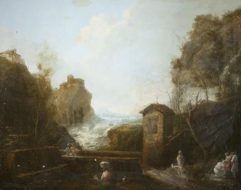 Jules-César-Denis van Loo, Classical River Landscape