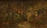 Joseph Théodore Coosemans, The Gorge aux Loups in Fontainebleau