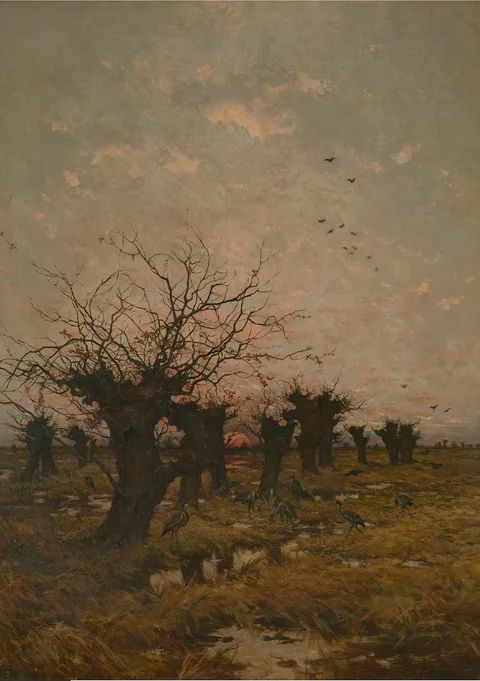 Joseph Théodore Coosemans, Sunset in the Kempen