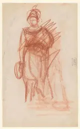 Jakob Smits, Doorgekraste Minerva-figuur