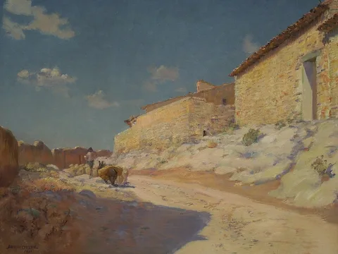 Frédéric Montenard, Old Provençal village