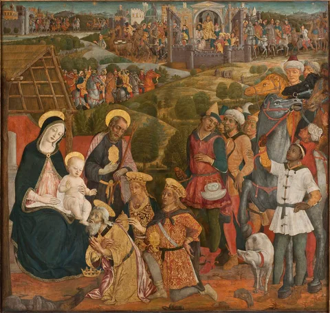 Guidoccio Cozzarelli, Adoration of the Magi