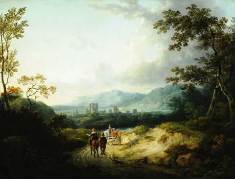 George Arnald, Travellers in a Mountain Landscape