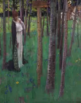 Frederick Cayley Robinson, In a Wood So Green