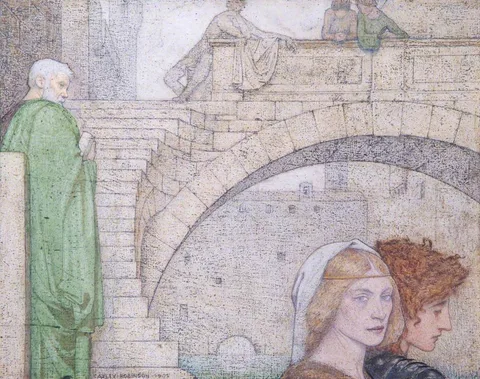 Frederick Cayley Robinson, The Bridge