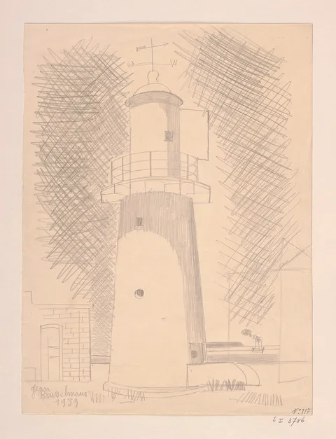 Jean Brusselmans, lighthouse at Heist