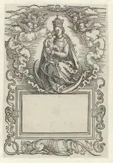 Hans Springinklee, Titelblad met Maria met kind zittend op de maansikkel