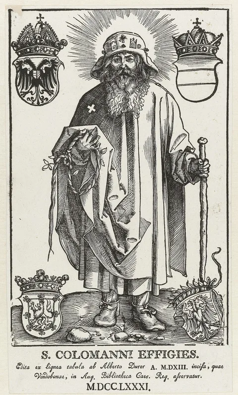 Hans Springinklee, Johann Stabius as the Holy Coloman