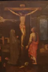 Luis de Vargas, Calvary with Donors