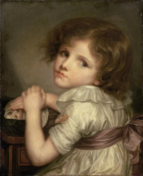Anna-Geneviève Greuze, Child with a Doll
