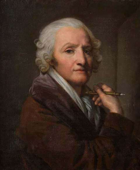 Anna-Geneviève Greuze, Portrait of Jean-Baptiste Greuze