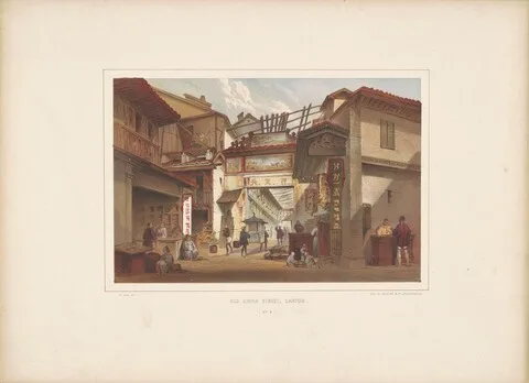 Wilhelm Heine, Old China Street, Canton