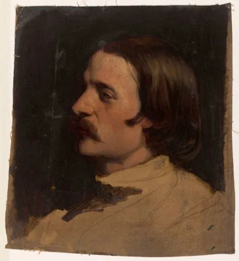 Johan Georg Schwartze, Studiekop naar links
