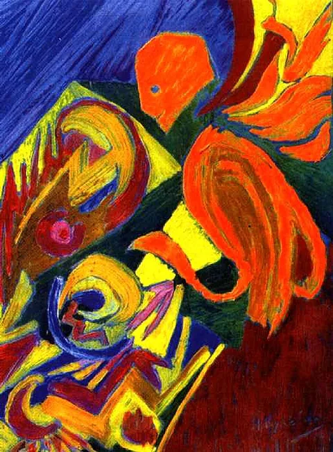 Nikolay Kulbin, Portrait of the Artist