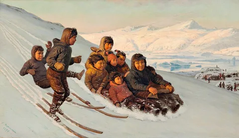 Carl Rasmussen, Wintertime in Greenland